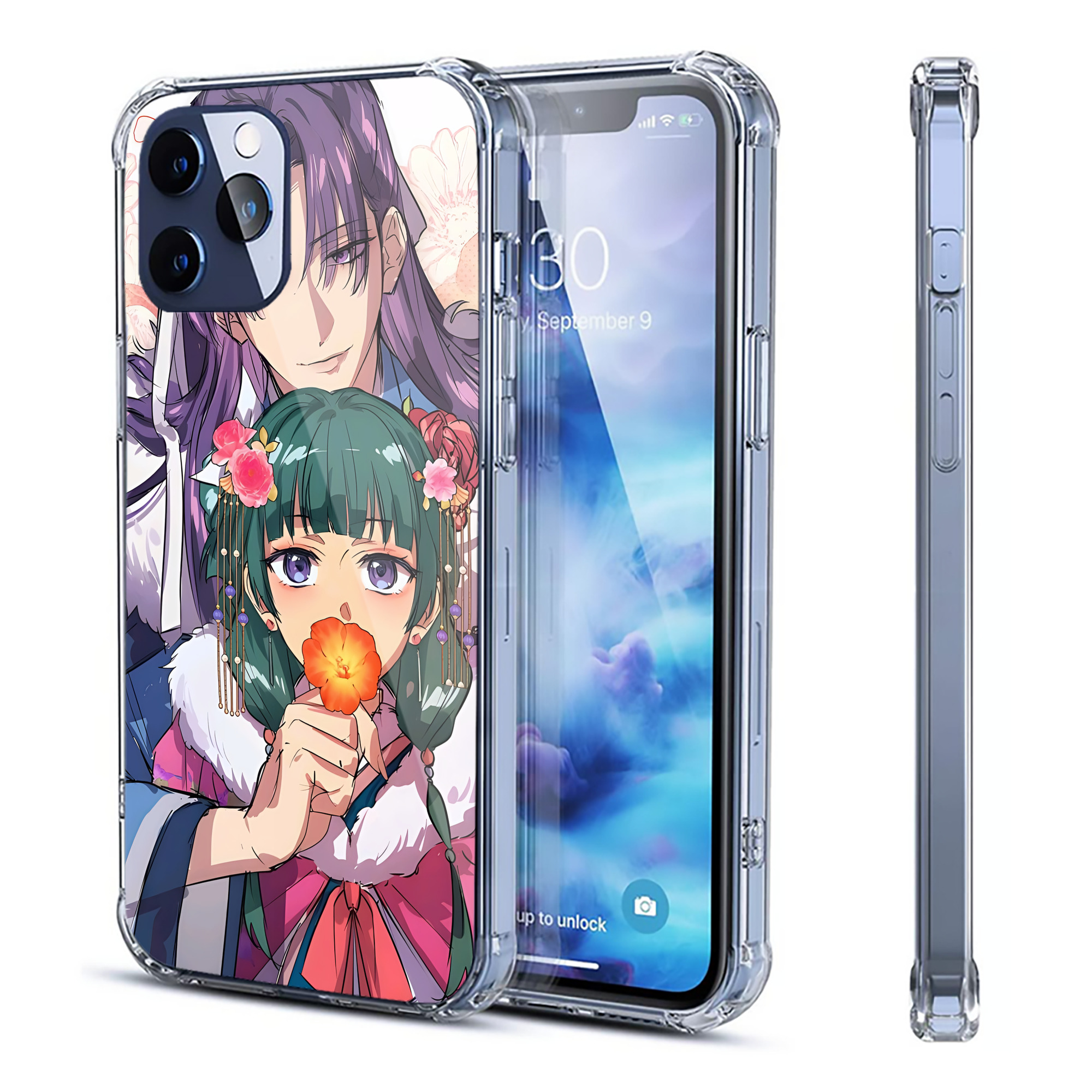 （画像用） 薬屋のひとりごと The Apothecary Diaries 【iPhone 12シリーズ対応】透明スマホケース（クリアソフトケース）